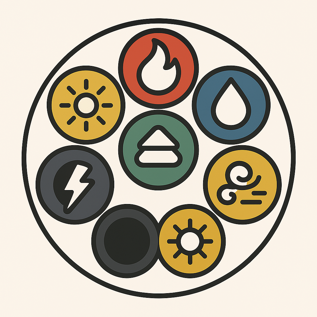 Tám nguyên tố cơ bản